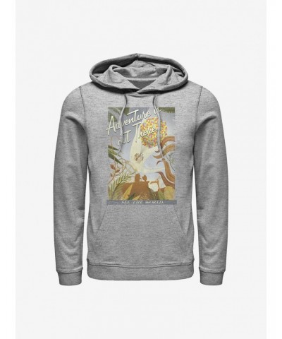 Disney Pixar Up Travel Poster Hoodie $15.72 Hoodies