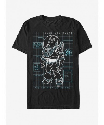 Toy Story Buzz Lightyear Schematic T-Shirt $8.72 T-Shirts