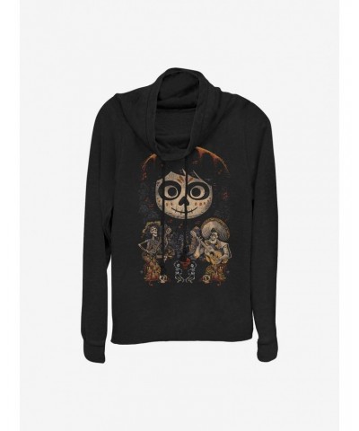 Disney Pixar Coco Musical Poster Cowlneck Long-Sleeve Girls Top $12.26 Tops