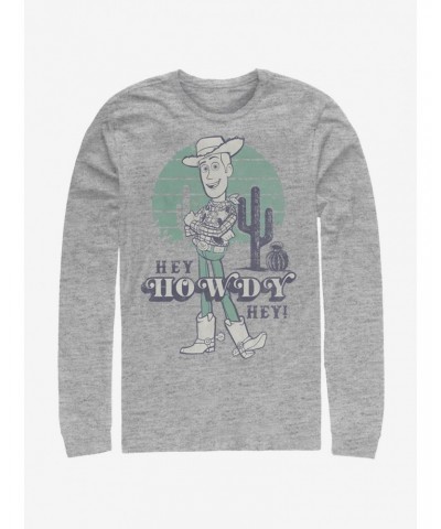 Disney Pixar Toy Story 4 Howdy Hey Long-Sleeve T-Shirt $8.75 T-Shirts