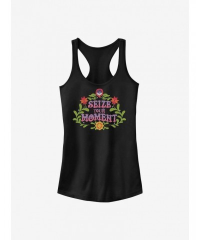 Disney Pixar Coco Seize Your Moment Emblem Girls Tank $5.75 Tanks