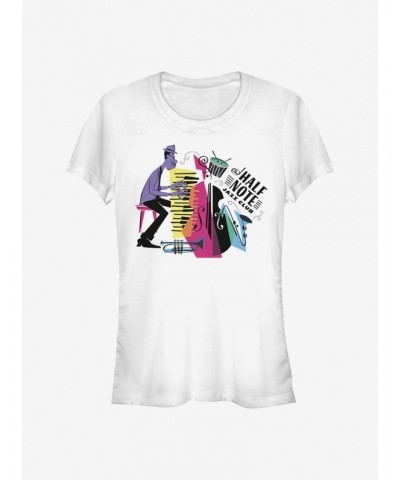 Disney Pixar Soul Half Note Jazz Club Badge Girls T-Shirt $6.31 T-Shirts