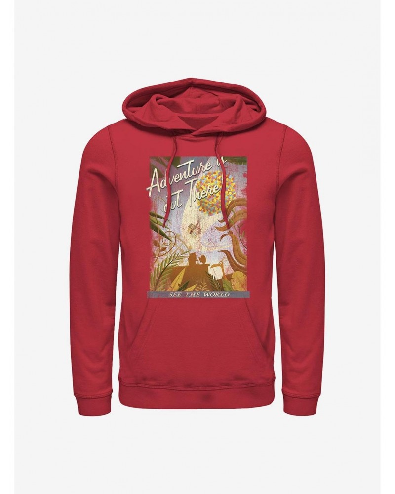 Disney Pixar Up Travel Poster Hoodie $14.73 Hoodies