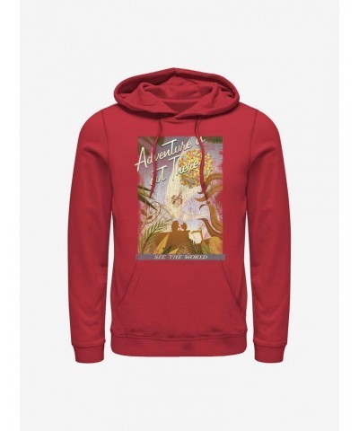 Disney Pixar Up Travel Poster Hoodie $14.73 Hoodies