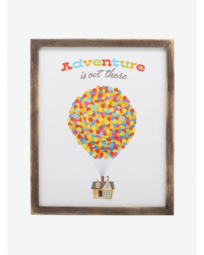 Disney Pixar Up Adventure Is Out There Up Framed Wood Wall Decor $7.97 Décor