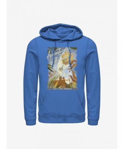 Disney Pixar Up Travel Poster Hoodie $16.52 Hoodies