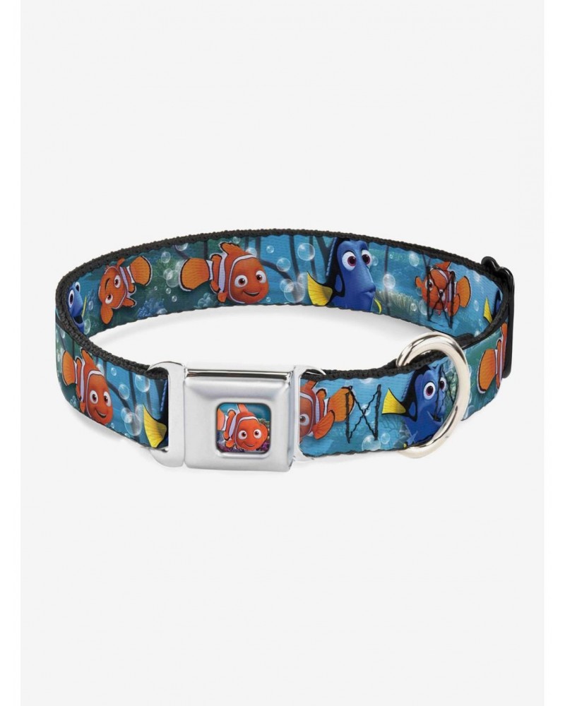 Disney Pixar Finding Nemo Nemo And Dory Seatbelt Buckle Dog Collar $9.21 Pet Collars