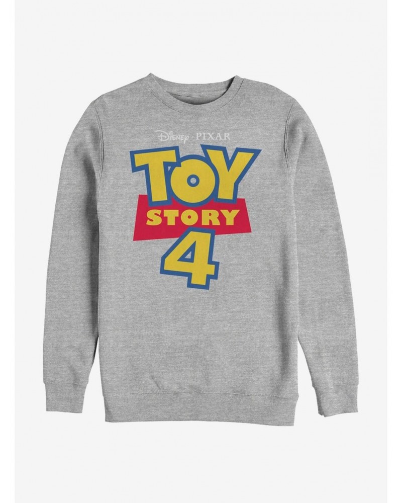 Disney Pixar Toy Story 4 Full Color Logo Sweatshirt $8.78 Sweatshirts