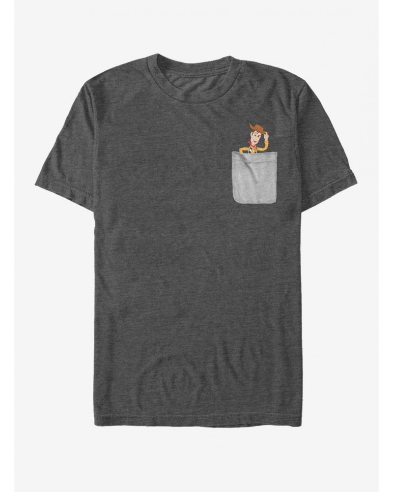 Disney Pixar Toy Story Woody Faux Pocket T-Shirt $6.19 T-Shirts