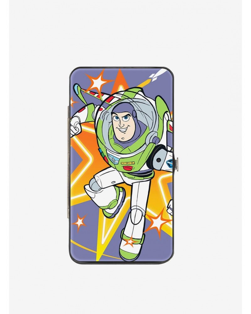 Disney Pixar Toy Story Buzz Lightyear Action Pose Hinged Wallet $6.48 Wallets