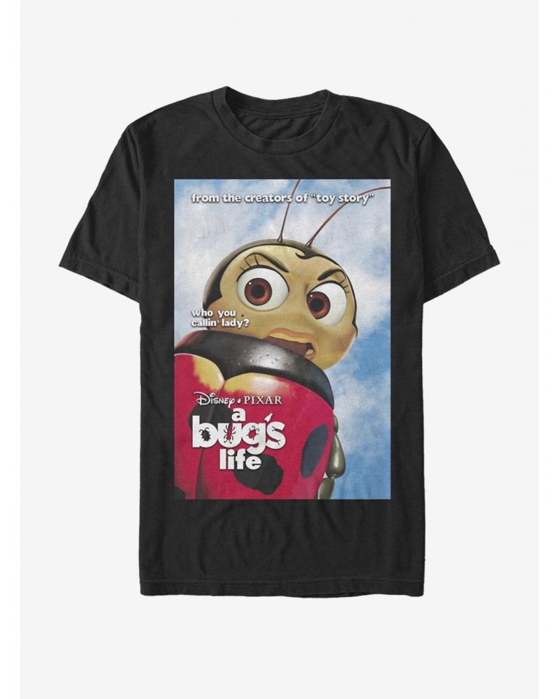 Disney Pixar A Bug's Life Not A Lady Poster T-Shirt $7.19 T-Shirts