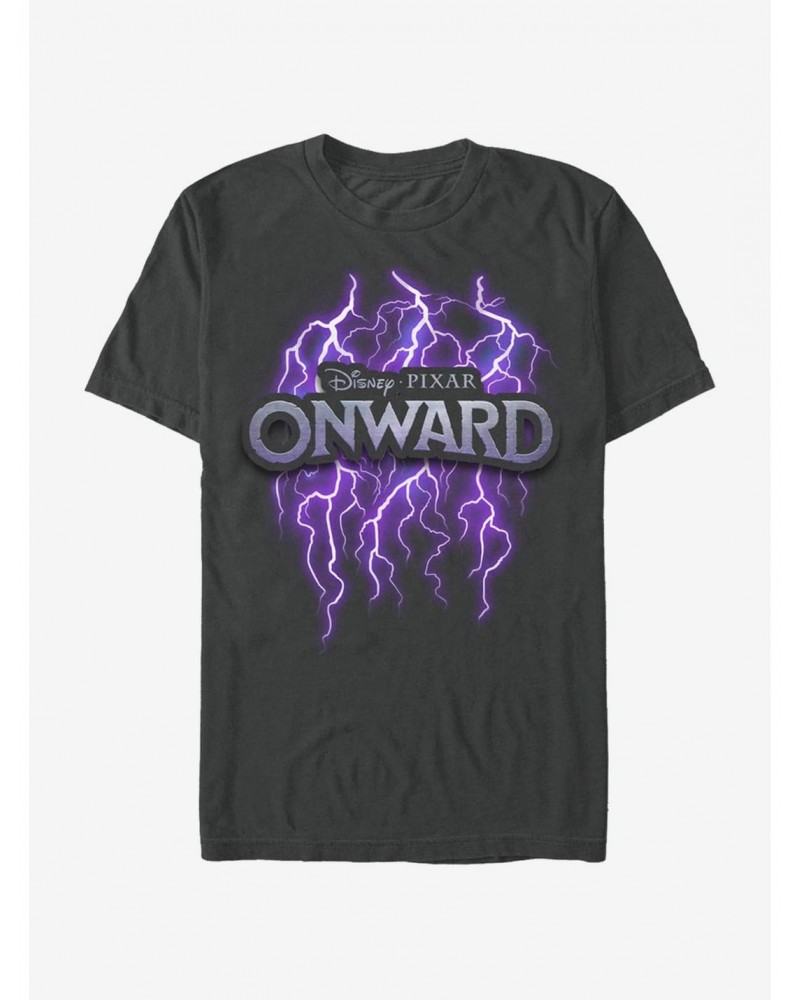 Disney Pixar Onward Logo Lightning T-Shirt $6.02 T-Shirts