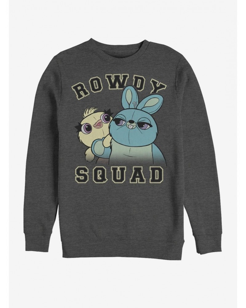 Disney Pixar Toy Story 4 Rowdy Squad Charcoal Heathered Sweatshirt $12.40 Sweatshirts