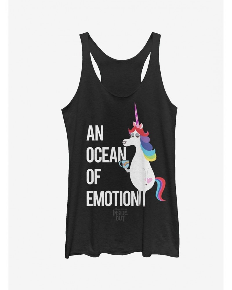 Disney Pixar Inside Out Rainbow Unicorn Ocean of Emotion Girls Tank $7.80 Tanks
