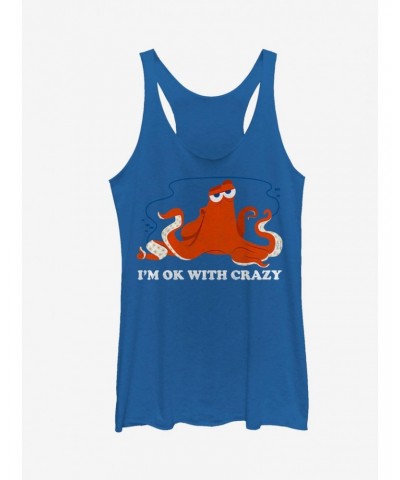 Disney Pixar Finding Dory Hank Ok Crazy Girls Tank $6.89 Tanks