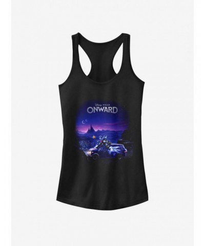 Disney Pixar Onward Poster Knockout Girls Tank $6.97 Tanks