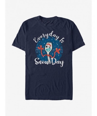 Disney Pixar Toy Story Forky Snow Day T-Shirt $6.10 T-Shirts