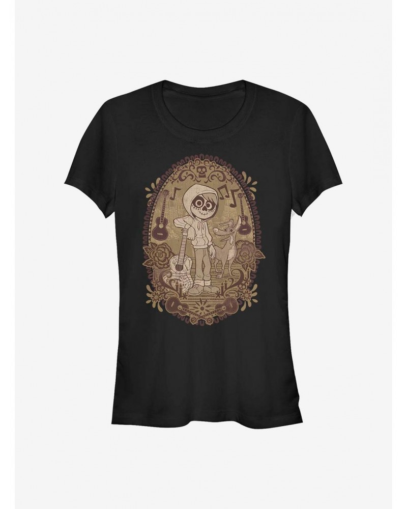 Disney Pixar Coco Miguel Portrait Girls T-Shirt $5.40 T-Shirts