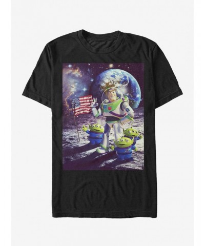 Disney Pixar Toy Story Buzz & Alien Moon Landing T-Shirt $7.84 T-Shirts