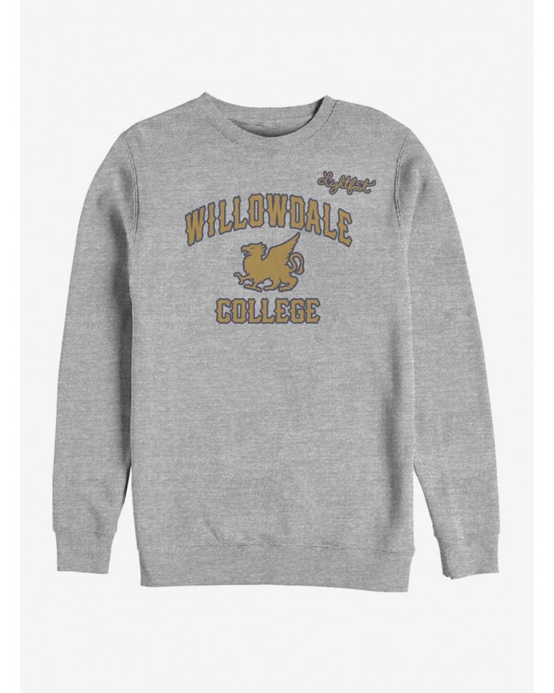 Disney Pixar Onward Willowdale College Crew Sweatshirt $11.37 Sweatshirts