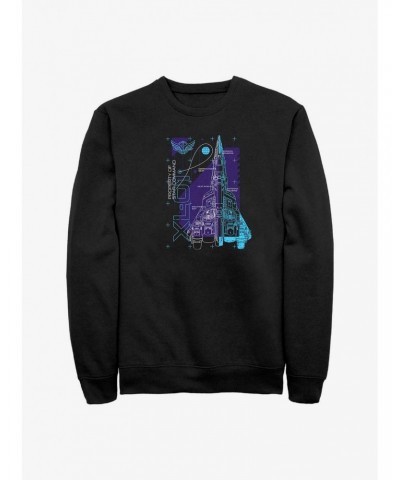 Disney Pixar Lightyear Ship Schematic Sweatshirt $9.82 Sweatshirts