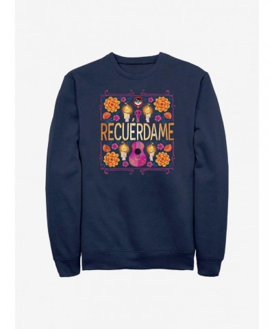 Disney Pixar Coco Recuerdame Crew Sweatshirt $8.52 Sweatshirts