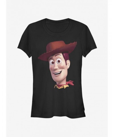 Disney Pixar Toy Story 4 Woody Big Face Girls T-Shirt $6.80 T-Shirts