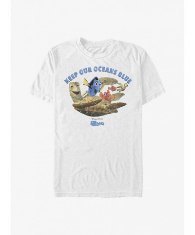 Disney Pixar Finding Nemo Earth Day Keep Our Oceans Blue T-Shirt $6.69 T-Shirts