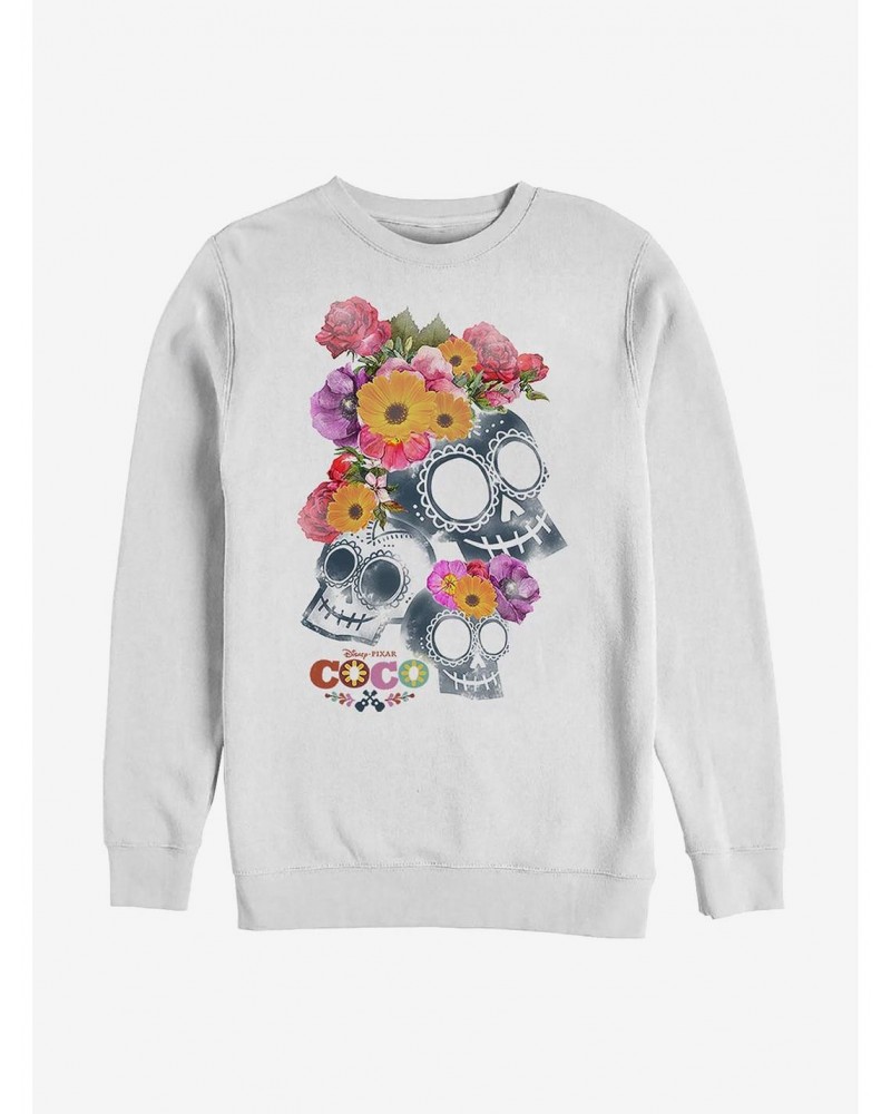 Disney Pixar Coco Calaveras Crew Sweatshirt $11.62 Sweatshirts