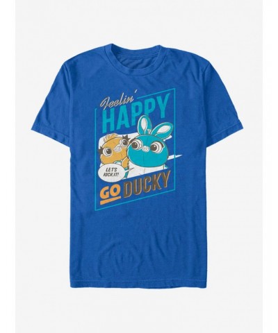 Disney Pixar Toy Story 4 Happy Go Ducky T-Shirt $7.49 T-Shirts