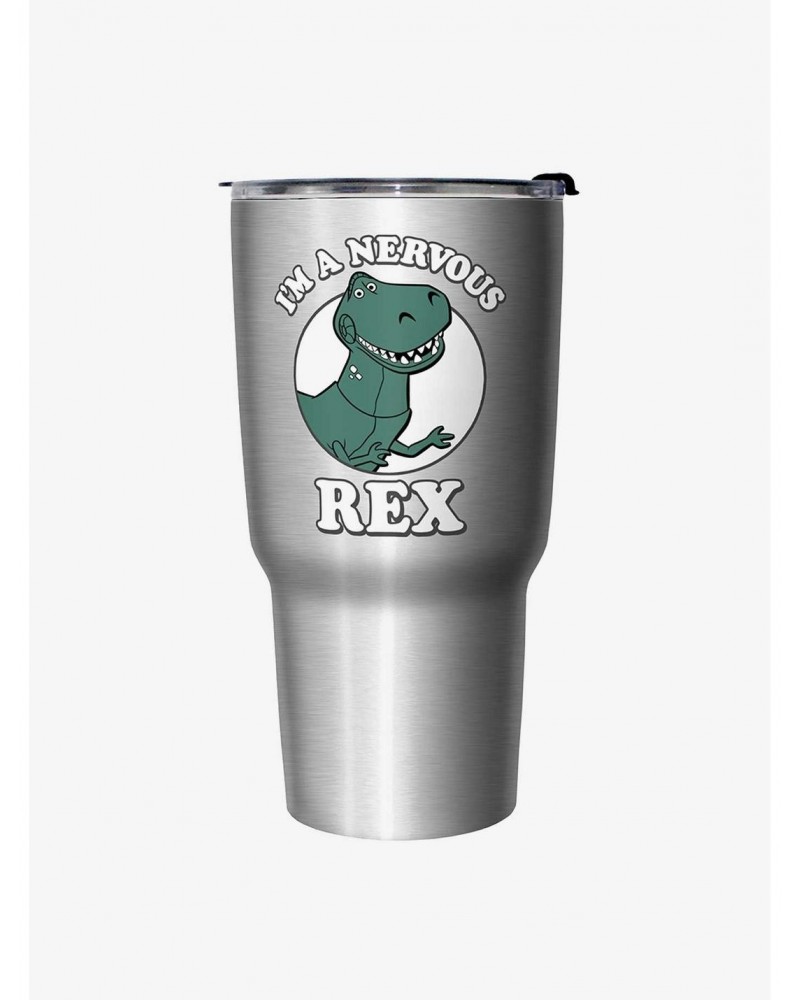 Disney Pixar Toy Story Nervous Rex Travel Mug $7.74 Mugs