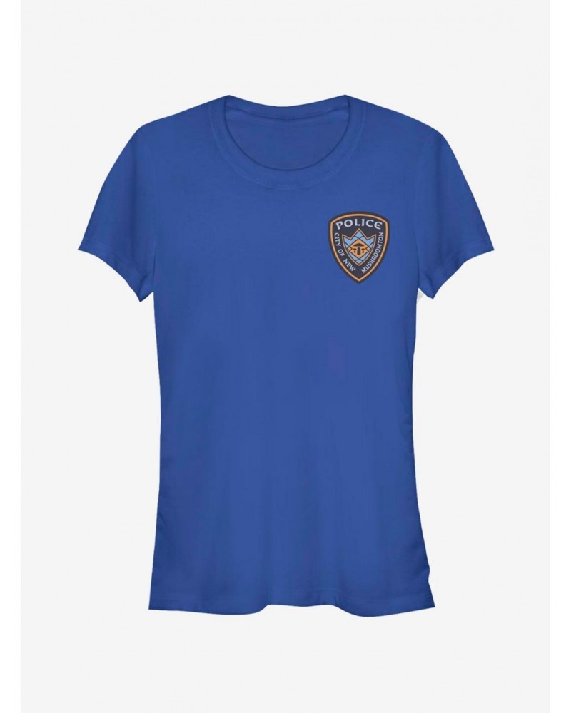 Disney Pixar Onward Mushroomton Badge Girls T-Shirt $7.49 T-Shirts