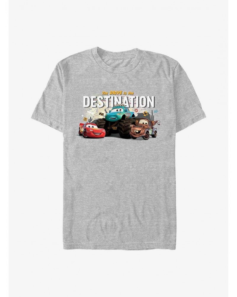 Cars The Drive Is The Destination Cars T-Shirt $6.19 T-Shirts