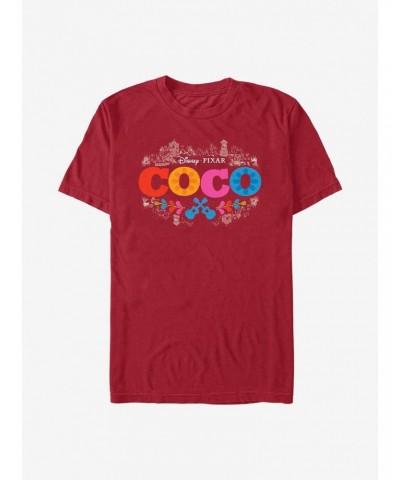 Disney Pixar Coco Artistic Logo T-Shirt $7.19 T-Shirts