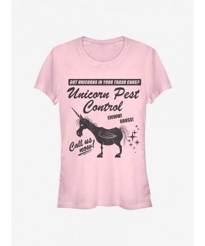 Disney Pixar Onward Unicorn Pest Control Girls T-Shirt $6.10 T-Shirts