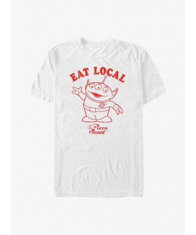 Disney Pixar Toy Story Alien Eat Local Pizza Planet T-Shirt $5.86 T-Shirts