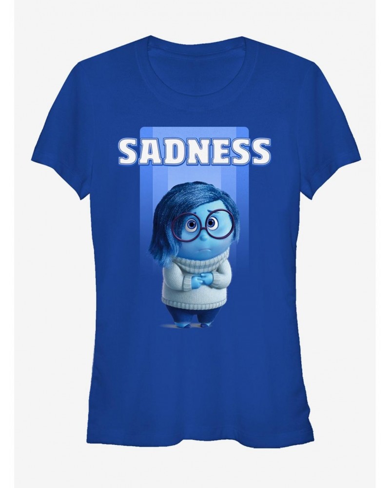 Disney Pixar Inside Out Sadness Portrait Girls T-Shirt $7.84 T-Shirts