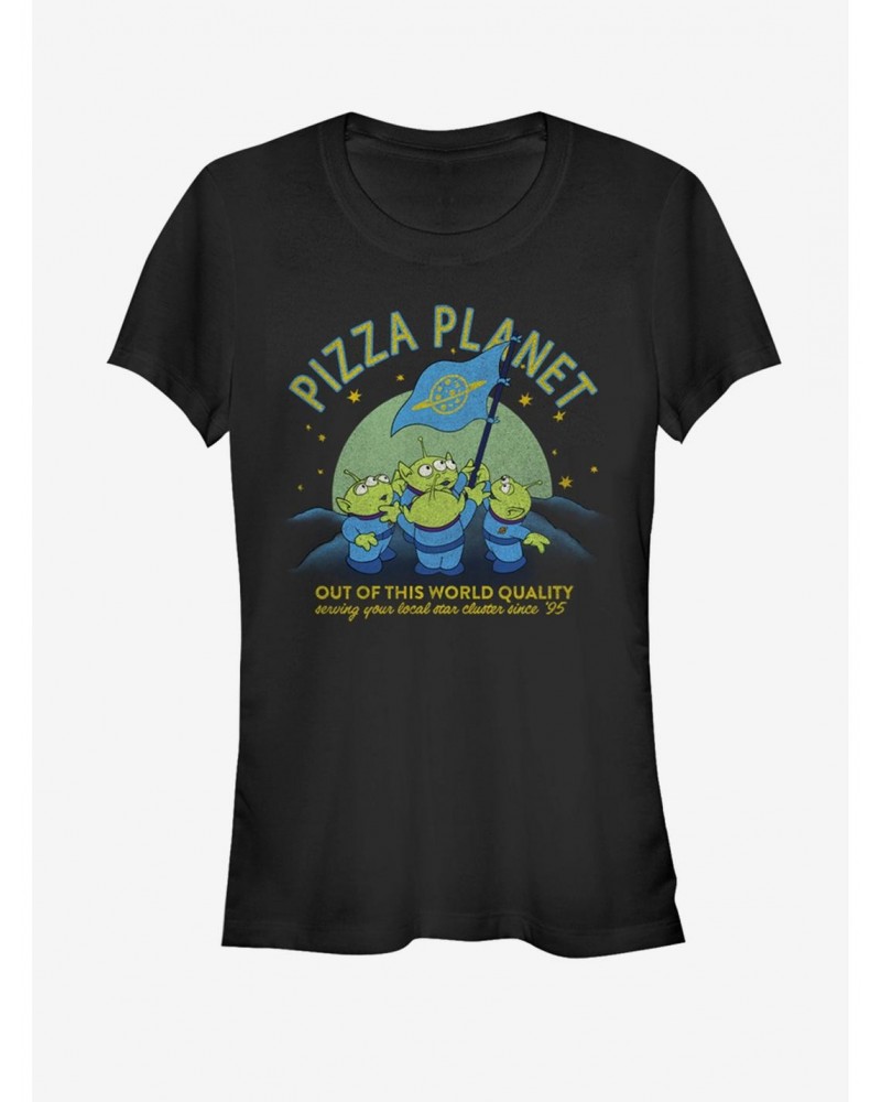 Disney Pixar Toy Story Alien On The Moon Girls T-Shirt $8.37 T-Shirts