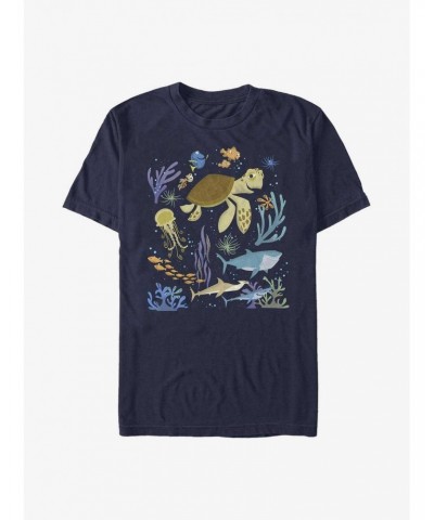 Disney Pixar Finding Nemo Earth Day Sea Scene T-Shirt $5.19 T-Shirts