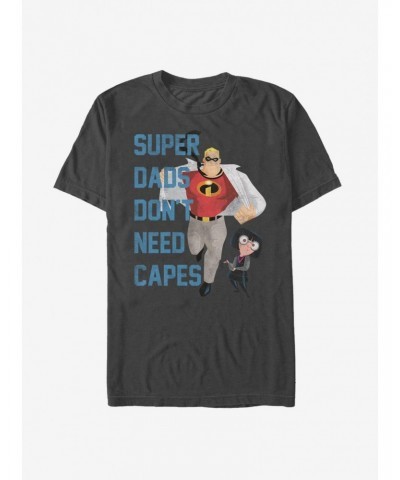 Disney Pixar The Incredibles Super Dads Don't Need Capes T-Shirt $5.35 T-Shirts