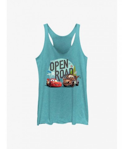 Cars Take The Open Road Girls Raw Edge Tank $6.35 Tanks