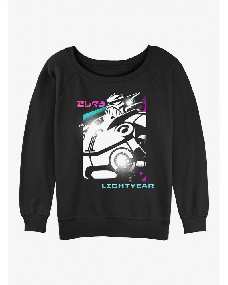 Disney Pixar Lightyear Zurg Portrait Girls Slouchy Sweatshirt $10.85 Sweatshirts