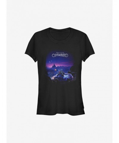 Disney Pixar Onward Poster Knockout Girls T-Shirt $5.75 T-Shirts