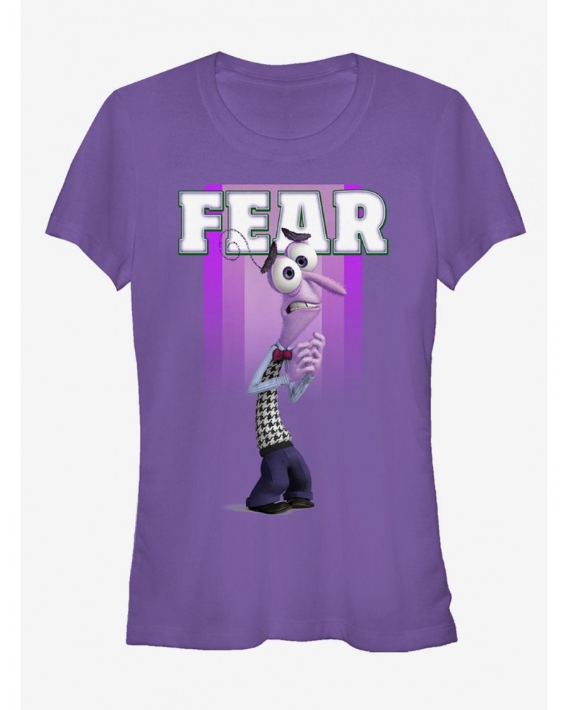 Disney Pixar Inside Out Fear Portrait Girls T-Shirt $7.32 T-Shirts