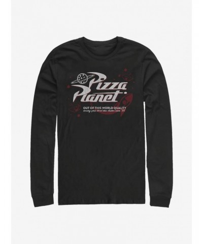 Disney Pixar Toy Story Retro Pizza Planet Long-Sleeve T-Shirt $11.28 T-Shirts