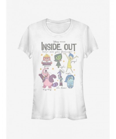 Disney Pixar Inside Out How Are You Feeling Girls T-Shirt $5.93 T-Shirts