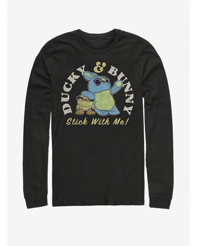 Disney Pixar Toy Story 4 Ducky And Bunny Brand Long-Sleeve T-Shirt $9.21 T-Shirts