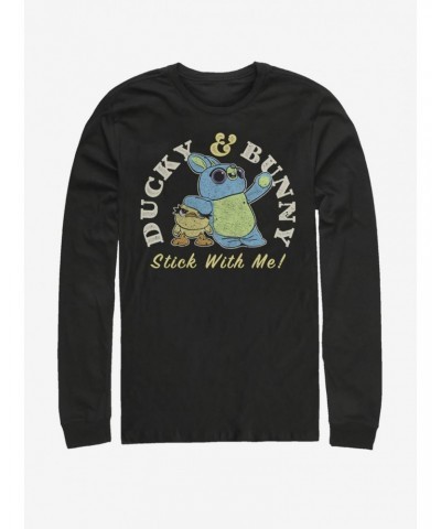 Disney Pixar Toy Story 4 Ducky And Bunny Brand Long-Sleeve T-Shirt $9.21 T-Shirts