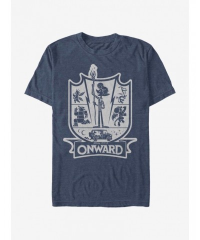 Disney Pixar Onward Onward Crest T-Shirt $7.19 T-Shirts