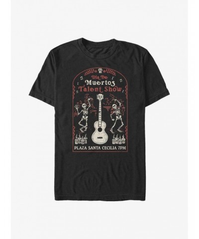 Disney Pixar Coco Dia De Muertos Talent Show Poster T-Shirt $7.53 T-Shirts